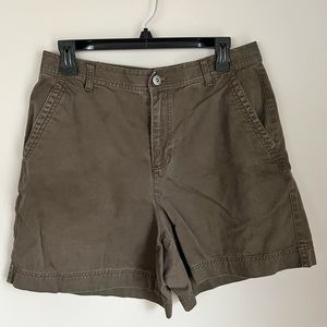 vintage high waisted trouser shorts